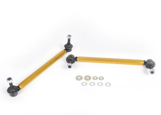 Whiteline 05+ BMW 1 Series/3/05-10/11 3 Series Front Swaybar - Link Assembly H/Duty Adj Steel Bal