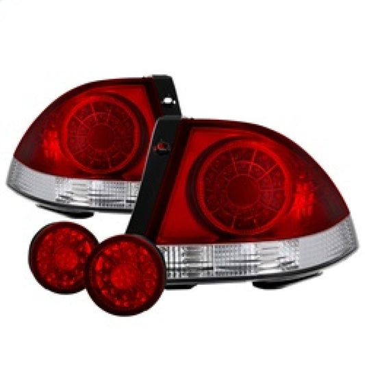 Spyder 01-03 Lexus IS300 LED Tail Lights - Red Clear ALT-YD-LIS300-LED-SET-RC