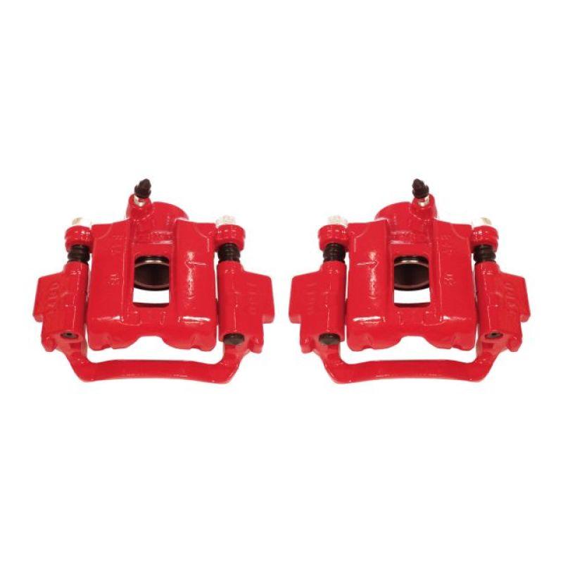 Power Stop 10-18 Lexus GX460 Rear Red Calipers w/Brackets - Pair