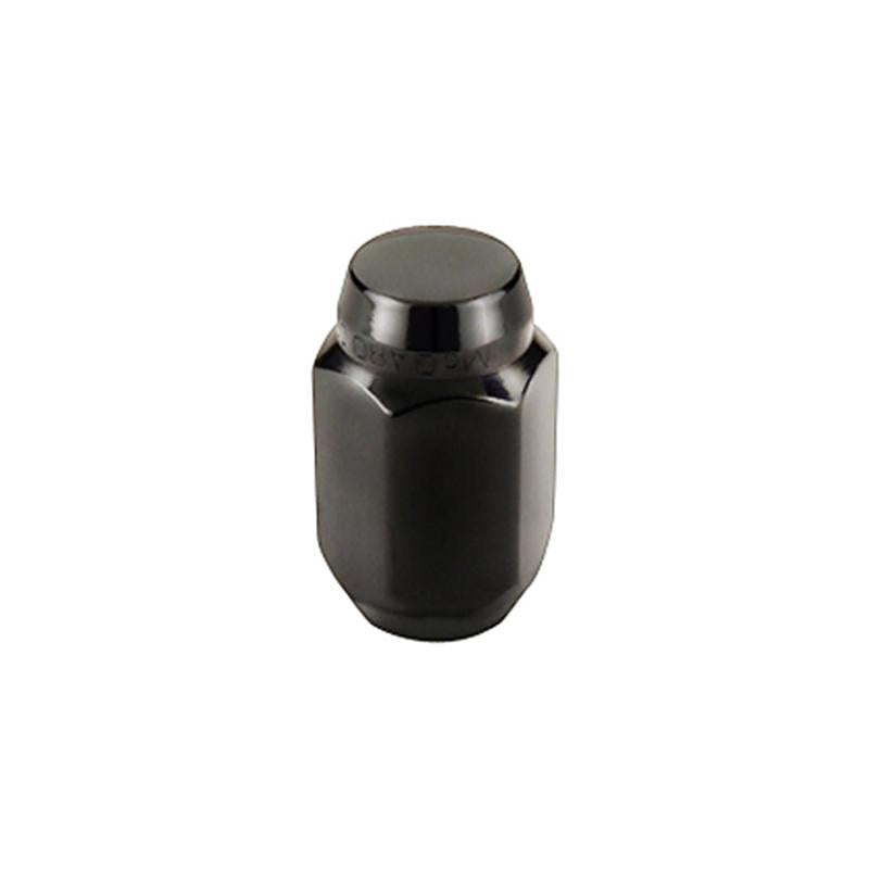 McGard Hex Lug Nut (Cone Seat) M12X1.5 / 13/16 Hex / 1.5in. Length (4-pack) - Black