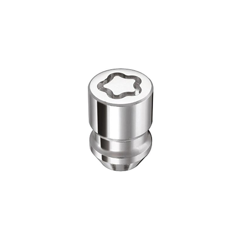 McGard Wheel Lock Nut Set - 4pk. (Cone Seat) M12X1.5 / 19mm & 21mm Dual Hex / 1.28in. L - Chrome