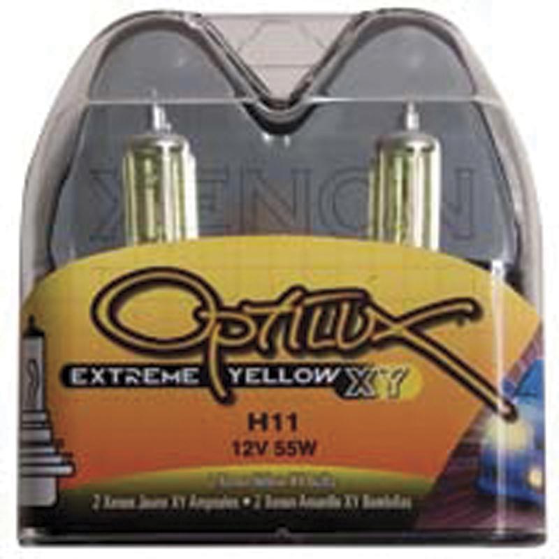 Hella Optilux H11 55W XY Extreme Yellow Bulbs (Pair)