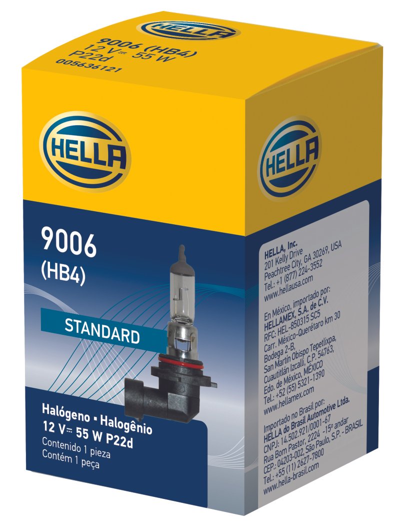 Hella 9006 12V 55W Halogen Bulb